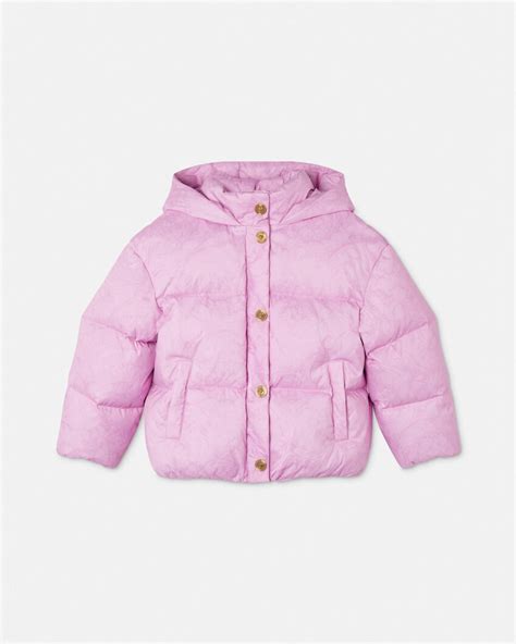 giubbotto versace junior barocco|Barocco Jacquard Kids Puffer Jacket .